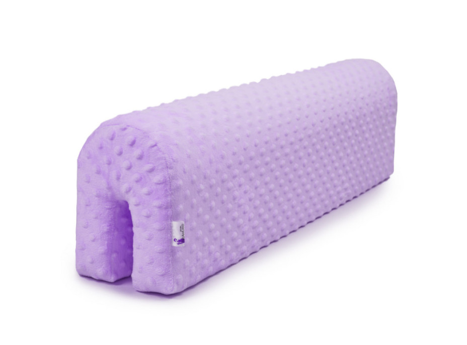 Chránič na dětskou postel MINKY 70 cm - liliový