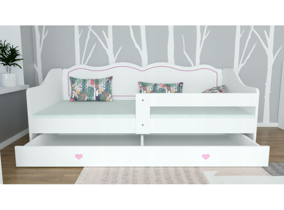 Dětská postel se šuplíkem 160x80cm ROYAL - Korunka