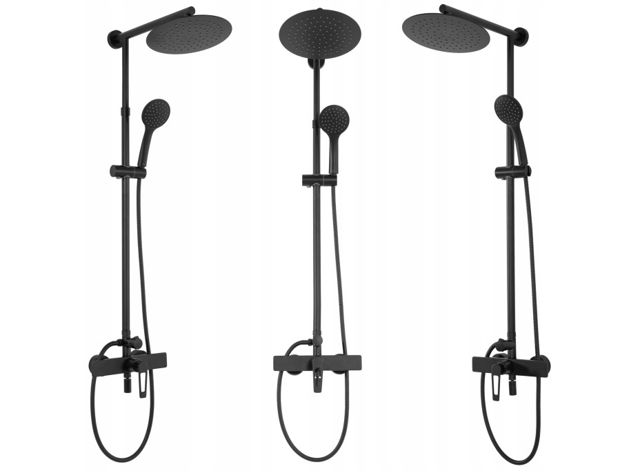 Sprchová souprava REA ALDI s výtokem do vany - černá