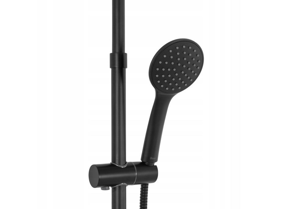 Sprchová souprava REA ALDI s výtokem do vany - černá