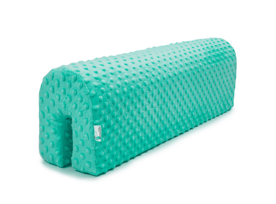 Chránič na dětskou postel MINKY 70 cm - ocean tyrkysový