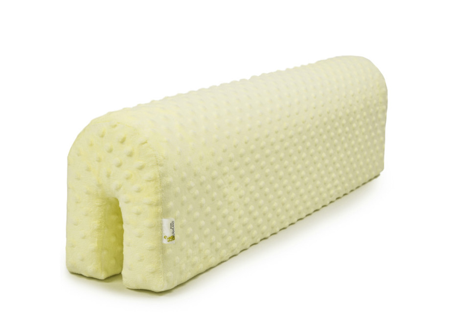 Chránič na dětskou postel MINKY 50 cm - vanilkový