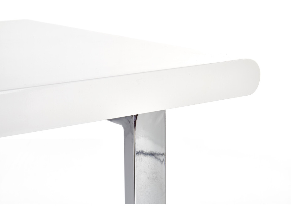 Psací stůl LOFT B30 bílý - MDF/chrom