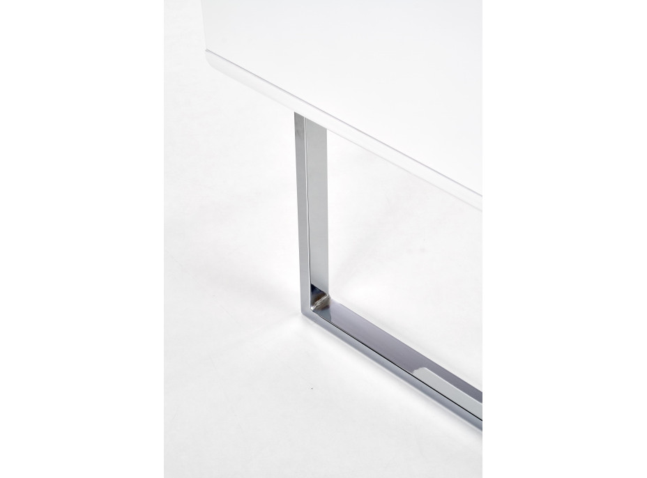 Psací stůl LOFT B30 bílý - MDF/chrom