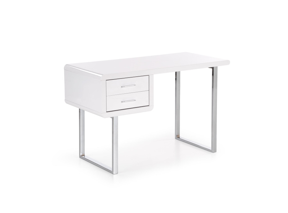 Psací stůl LOFT B30 bílý - MDF/chrom