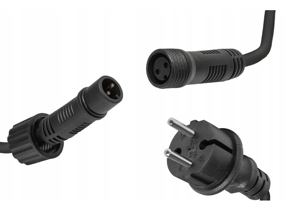 Zahradní světelná girlanda 9.9m - 10x E27 - IP44 - 230V