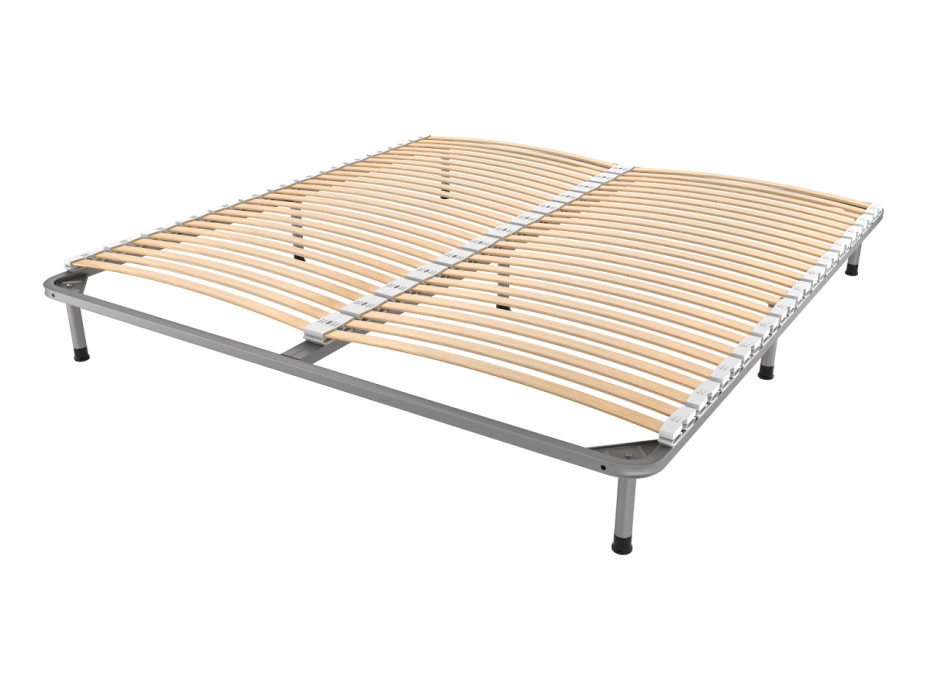 Kovová postel - rošt s nohami - Premium - 200x90 cm