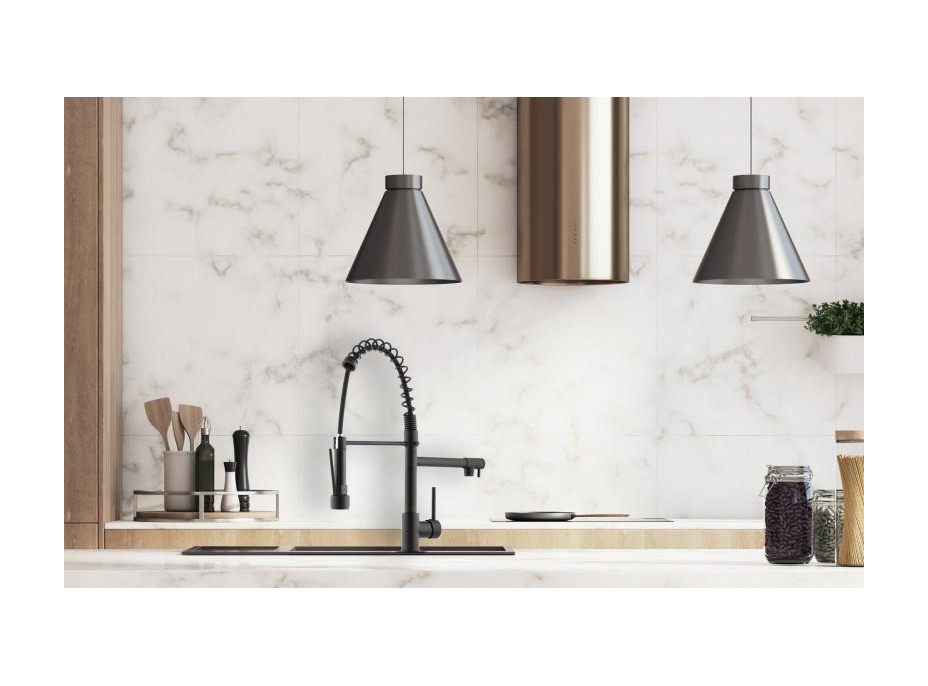 Kuchyňská baterie WIKI se 2 výtoky - černá