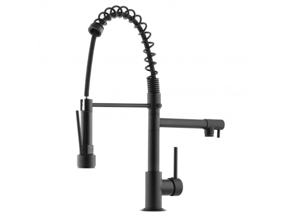 Kuchyňská baterie WIKI se 2 výtoky - černá