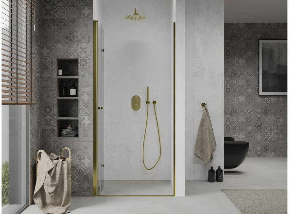 Sprchové dveře MEXEN LIMA 100 cm - zlaté