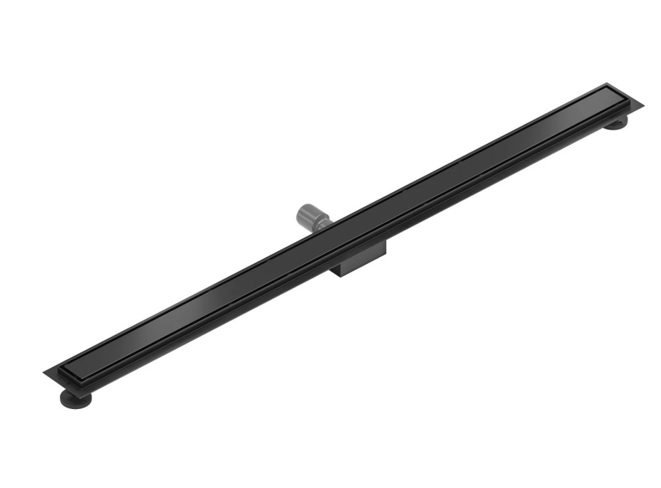 Sprchový žlab MAXMAX Mexen FLAT 2v1 - černý, 1710150