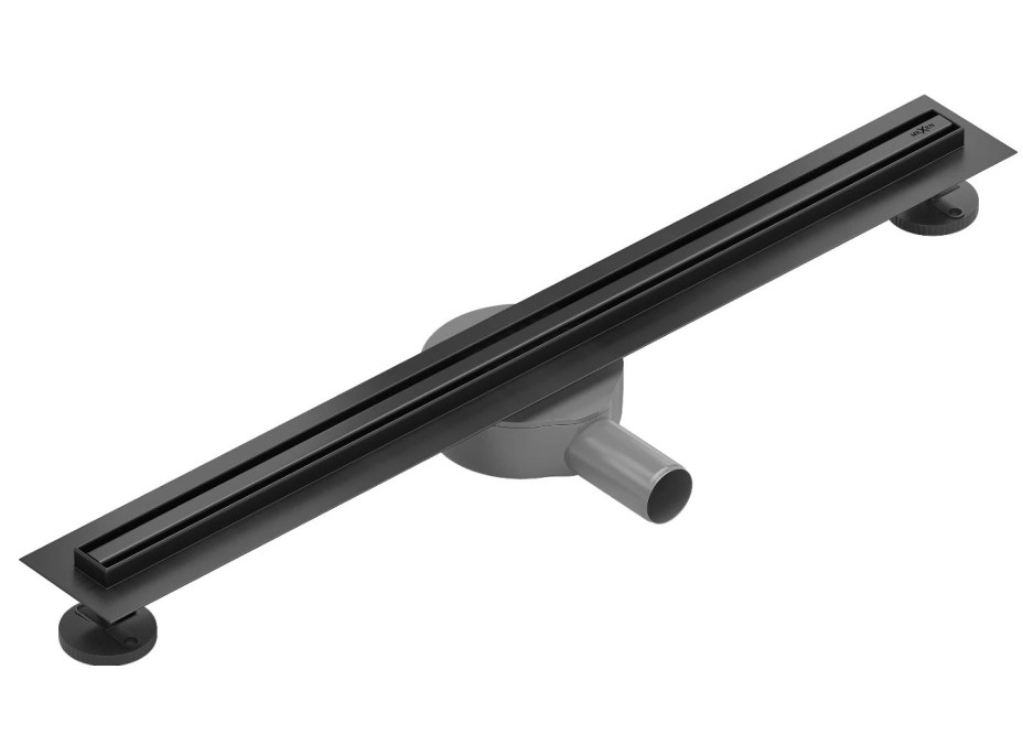 Sprchový žlab MAXMAX Mexen FLAT 360 SLIM - černý, 1741060