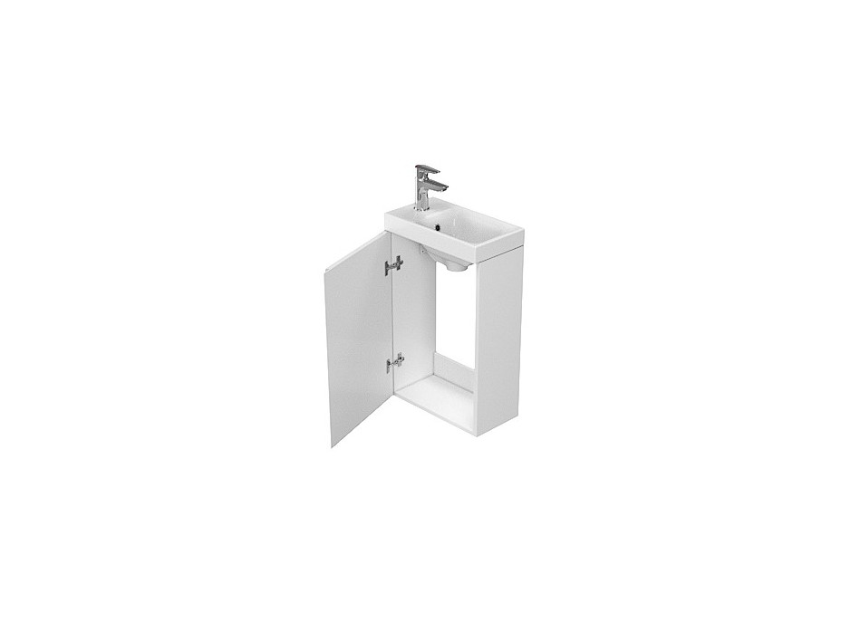 Koupelnová skříňka s umyvadlem CERSANIT - SET 971 MODUO 40 - BÍLÁ (S801-218-DSM)