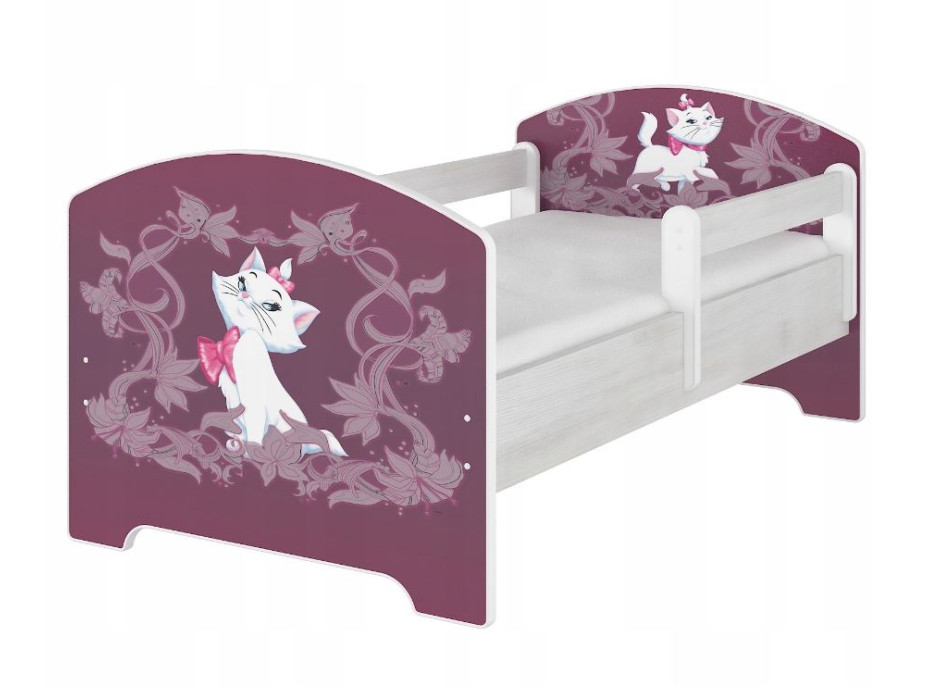 Dětská postel Disney - KOČIČKA MARIE 180x80 cm