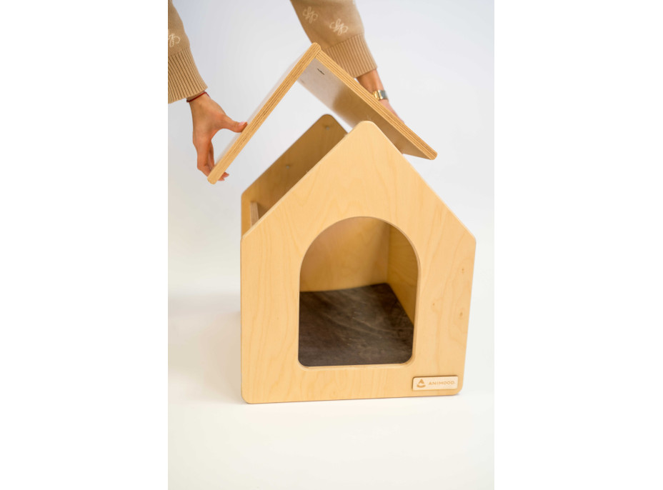 Dřevěný domek pro psy a kočky RICO