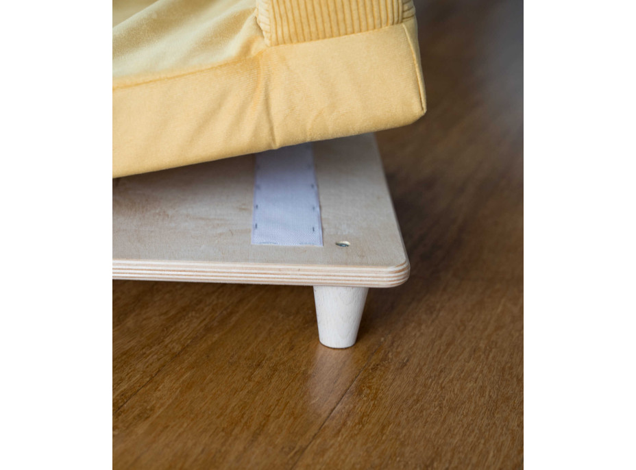 Pohovka pro psy SONIA - hořčicová