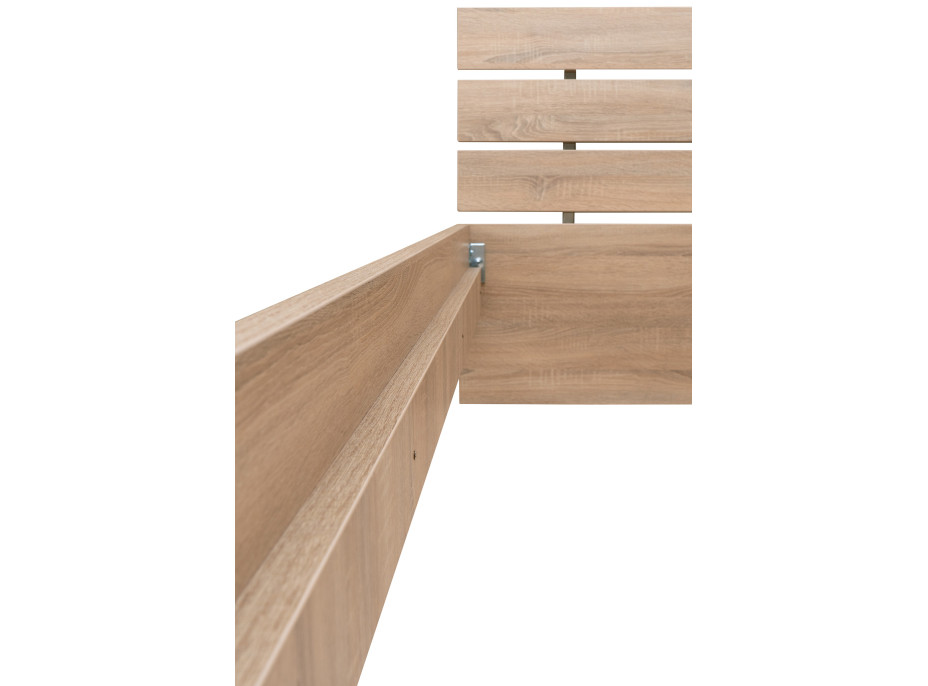 Postel DUNKERK 200x180 cm - dub bardolino