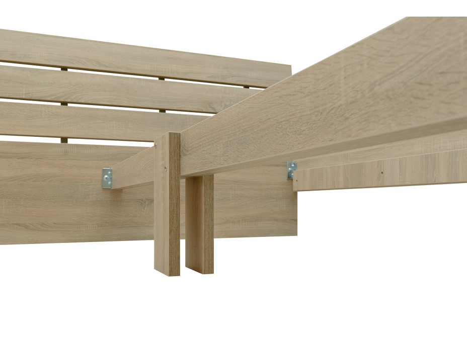 Postel DUNKERK 200x180 cm - dub bardolino