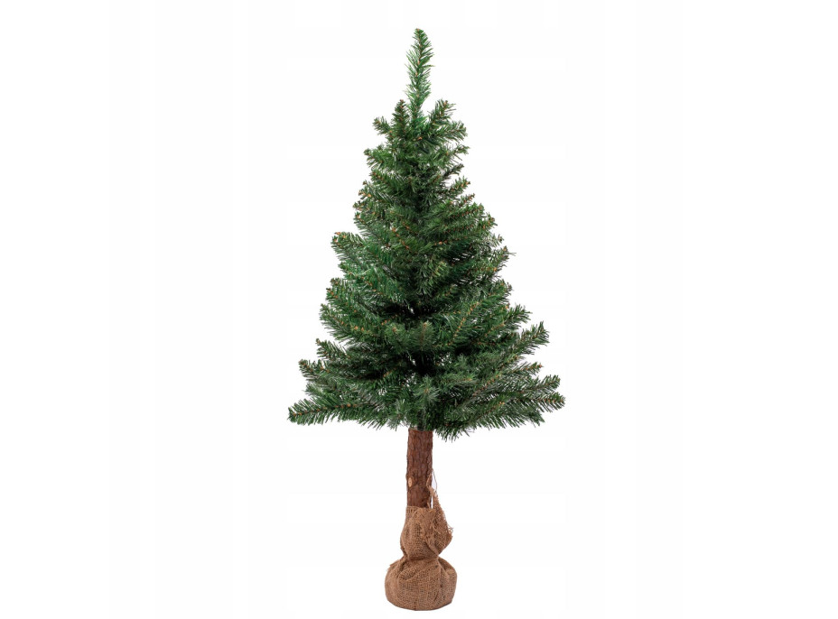 Umělý vánoční stromek s přírodním kmenem - 100 cm