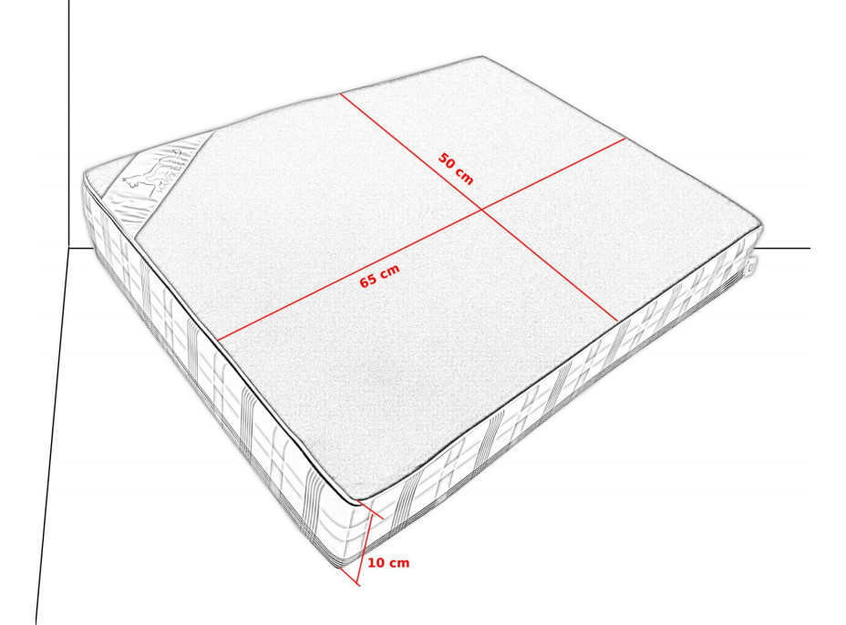 Pelíšek pro psy HAPPY DOG 120x100x10 cm