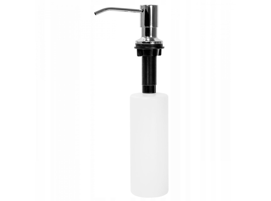 Kulatý dávkovač REA 250 ml k zabudování do dřezu - chromový