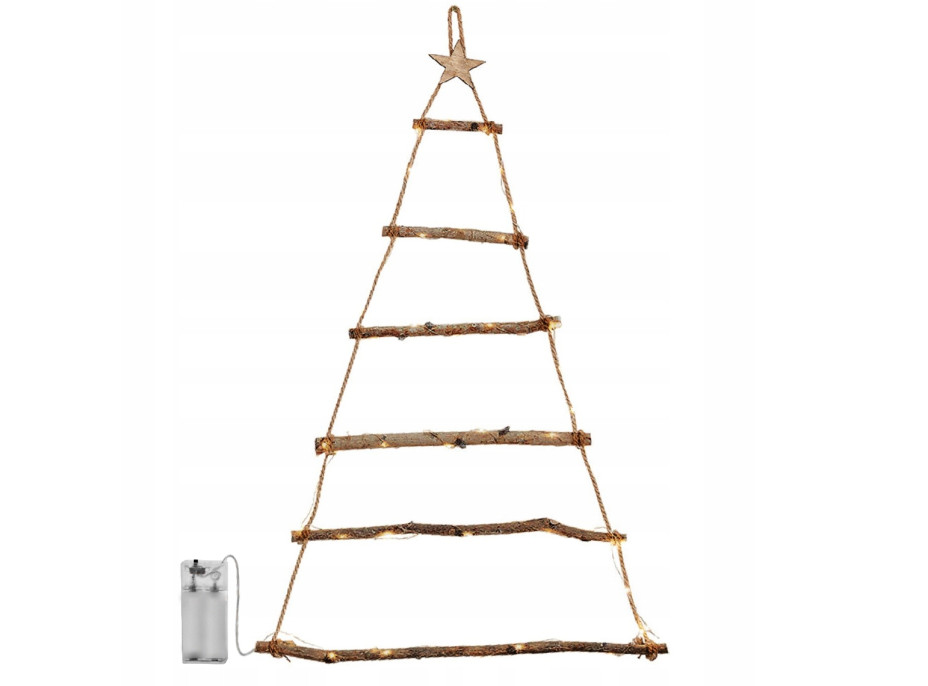 Nástěnný vánoční LED stromek - 90 cm
