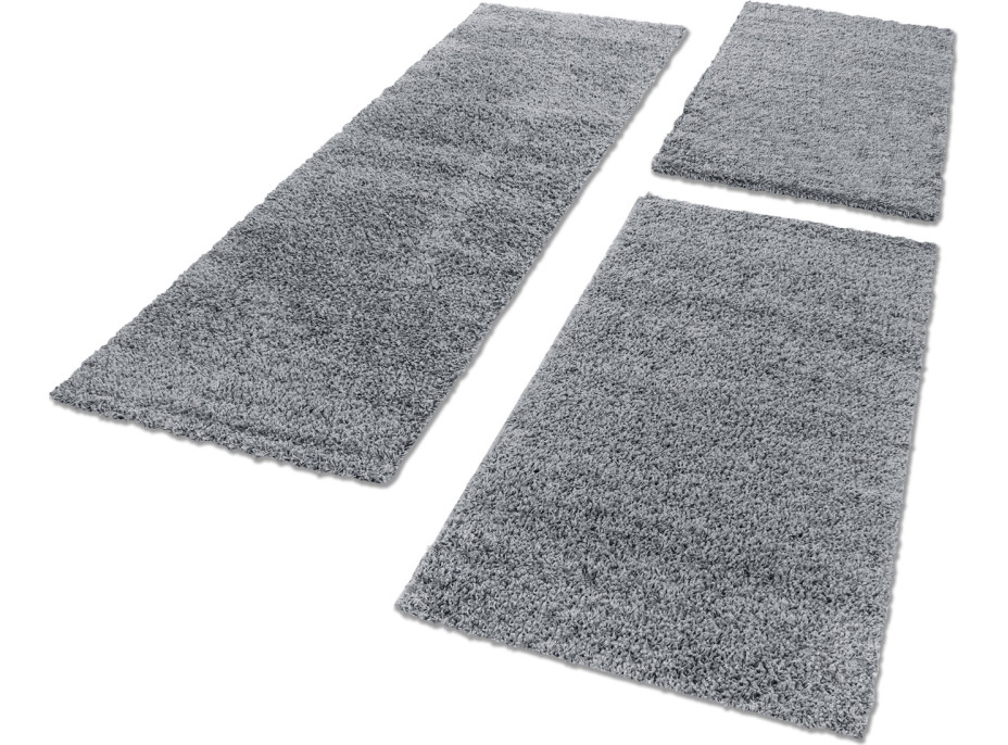 Kusový koberec Life Shaggy 1500 light grey