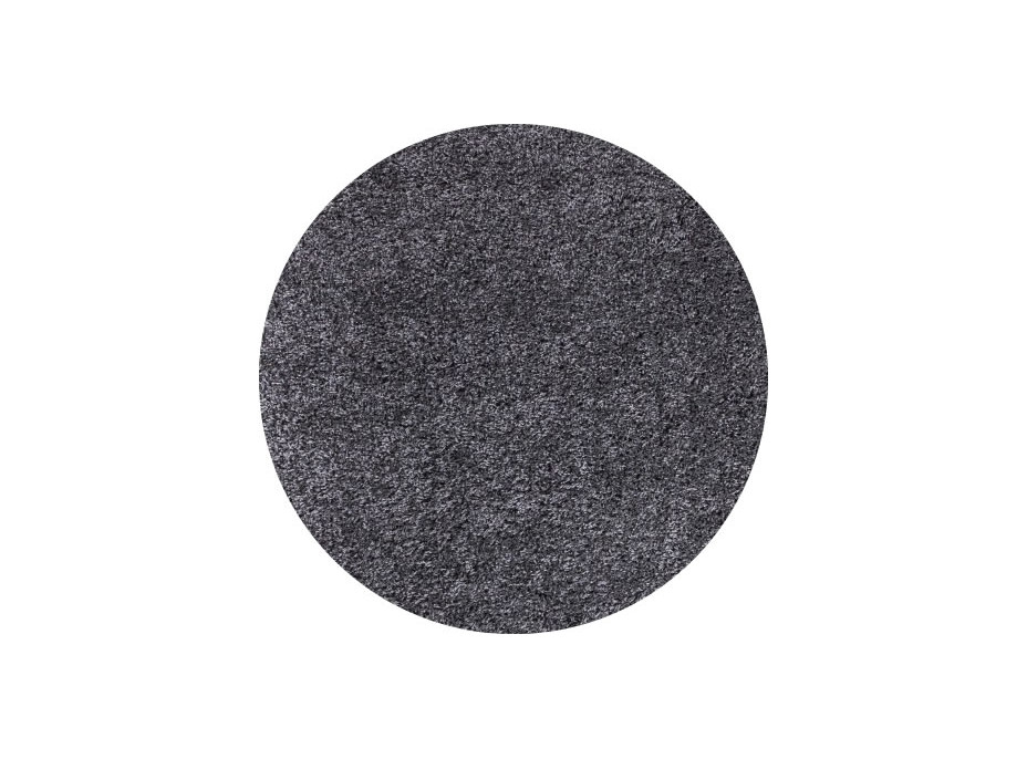 Kusový koberec Life Shaggy 1500 grey circle