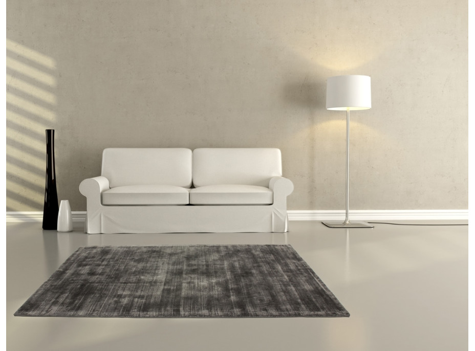 Ručně tkaný kusový koberec MAORI 220 ANTHRACITE