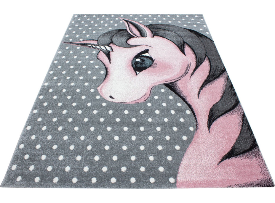 Dětský kusový koberec Kids 590 pink