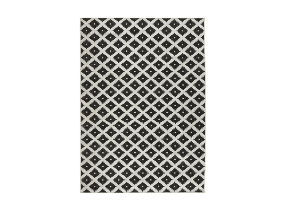 Kusový oboustranný koberec Twin 103124 black creme