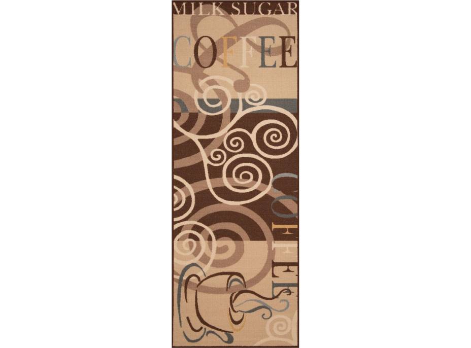 Běhoun Coffee Ornament 67x180 Vibe 103491 brown