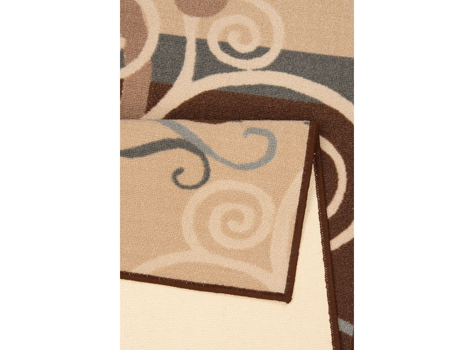 Běhoun Coffee Ornament 67x180 Vibe 103491 brown