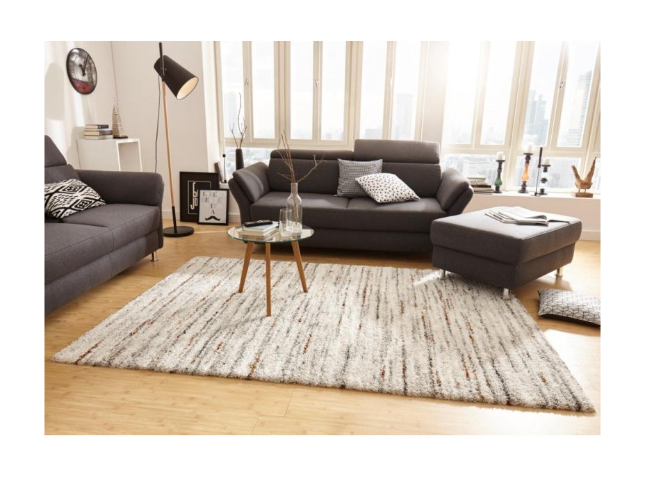 Kusový koberec Nomadic 102694 Creme grey Meliert