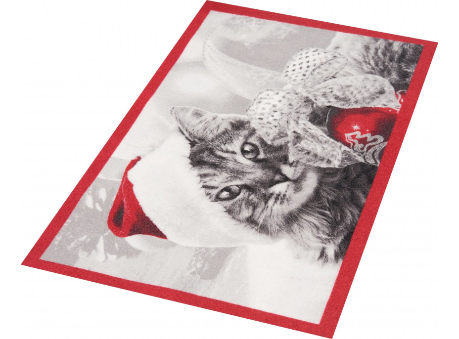 Rohožka Printy 103041 Red grey