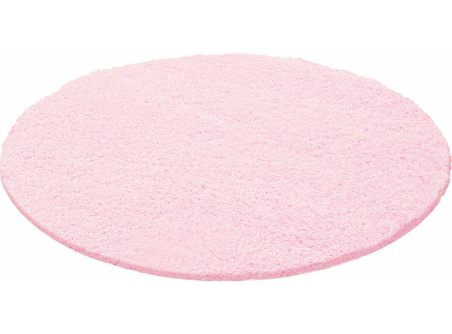 Kusový koberec Life Shaggy 1500 pink circle