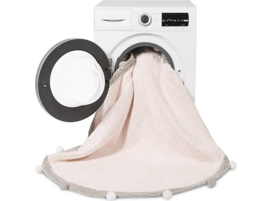 Ručně tkaný kusový koberec Bubbly Soft Pink