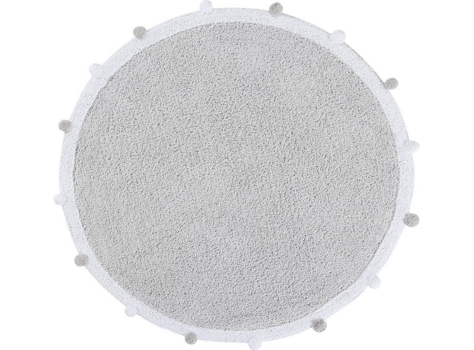Ručně tkaný kusový koberec Bubbly Light Grey
