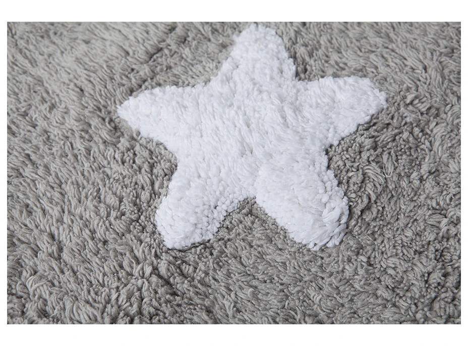 Ručně tkaný kusový koberec Stars Grey-White