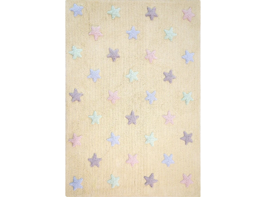 Ručně tkaný kusový koberec Tricolor Stars Vanilla