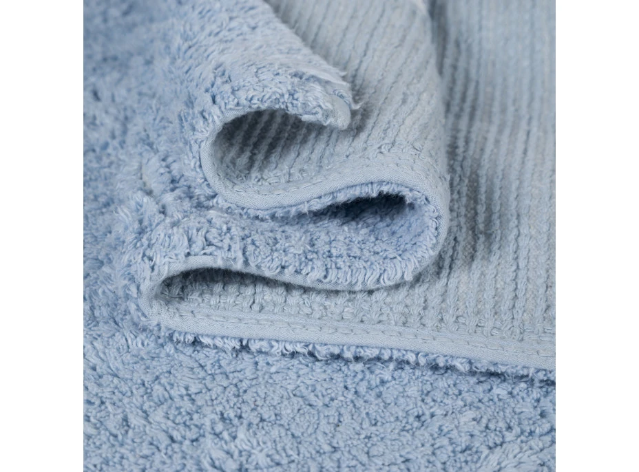 Ručně tkaný kusový koberec Polka Dots Blue-White