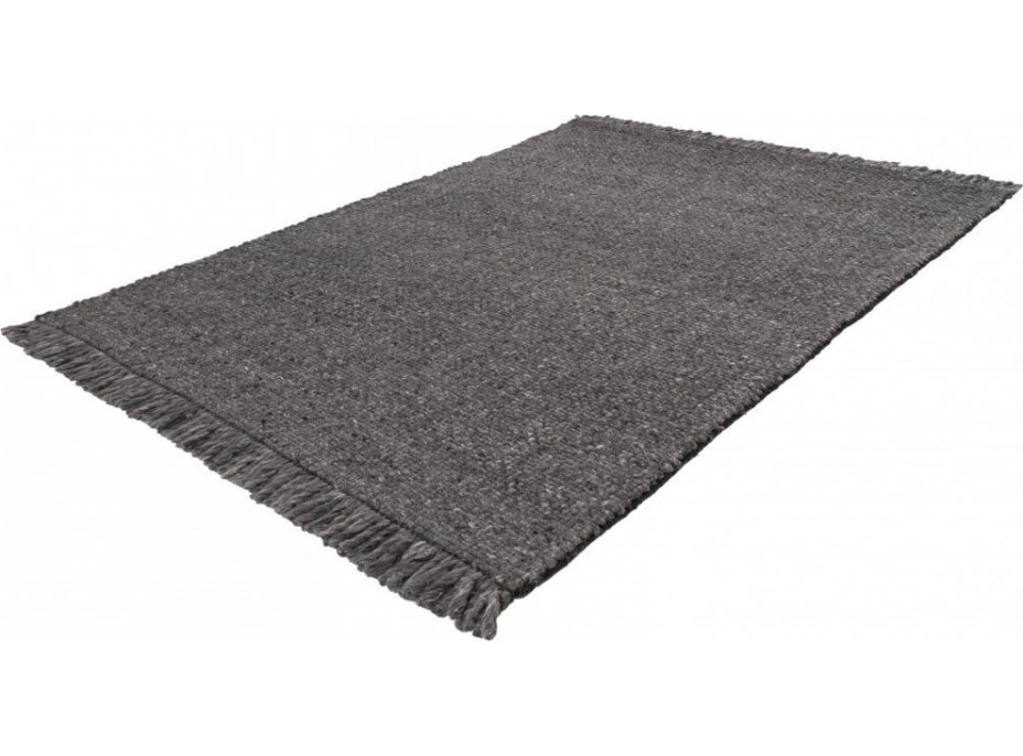 Ručně tkaný kusový koberec Eskil 515 ANTHRACITE