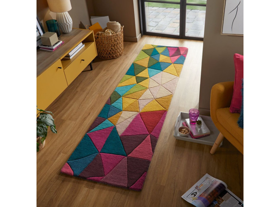Ručně všívaný kusový koberec Illusion Falmouth Multi
