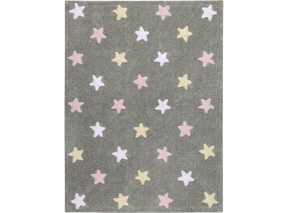 Koberec pro domácí mazlíčky Tricolor Stars Grey-Pink