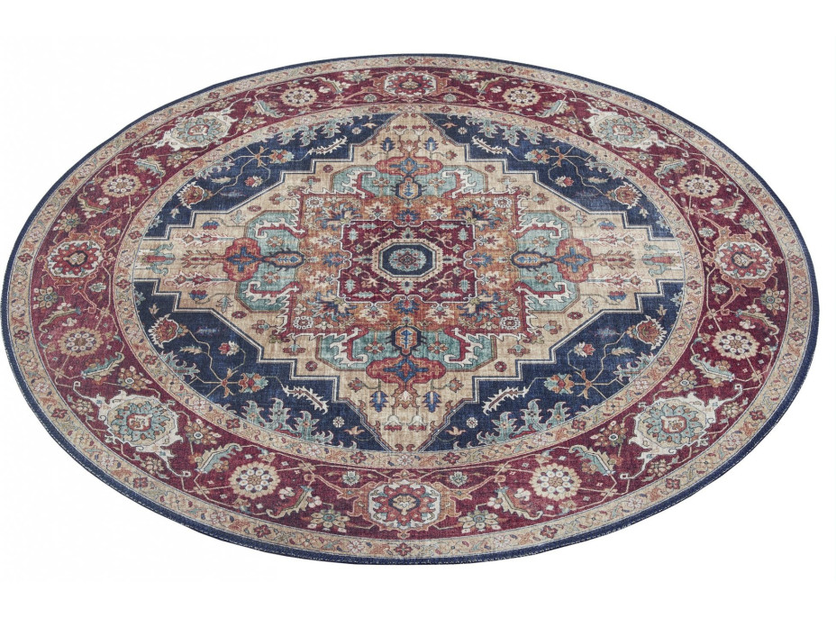 Kusový koberec Asmar 104017 Indigo/Blue circle