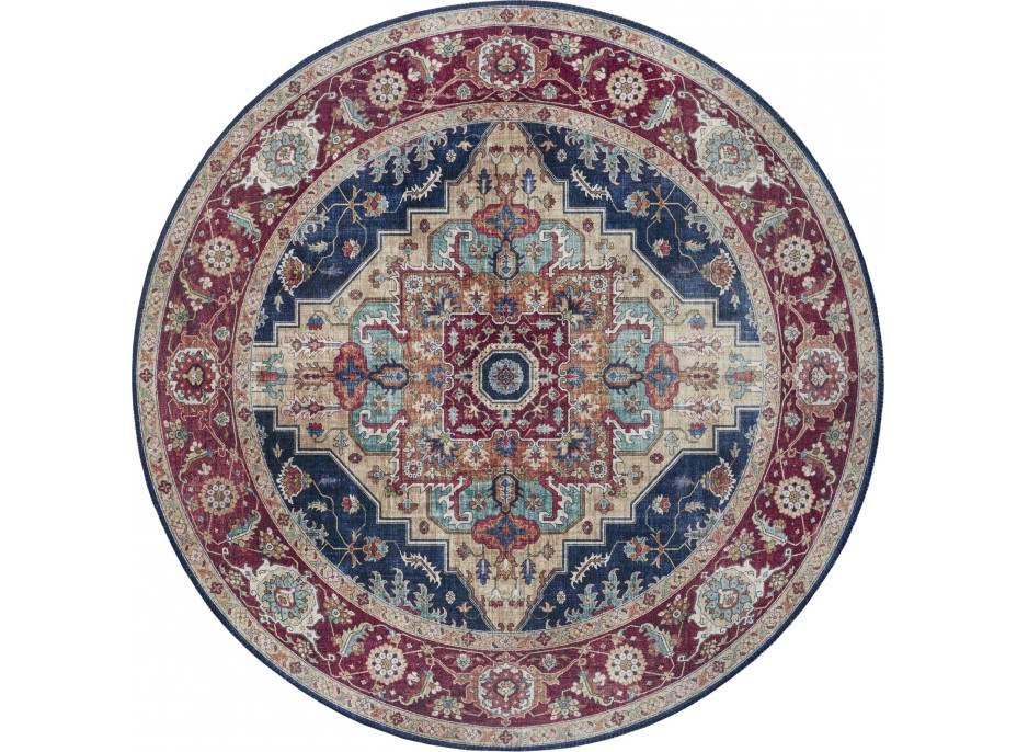 Kusový koberec Asmar 104017 Indigo/Blue circle