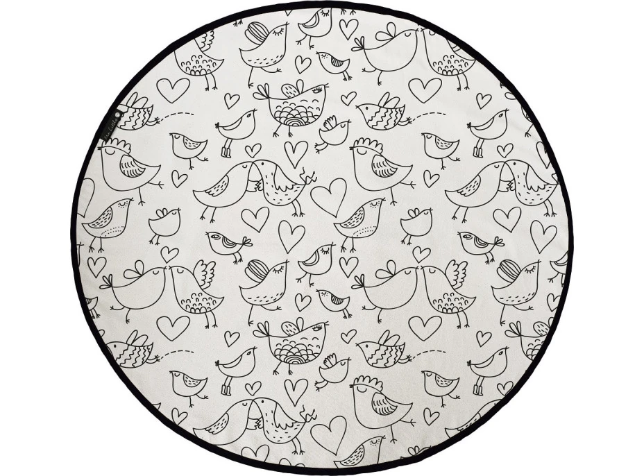 KOBEREC - OMALOVÁNKY - Kissing birds