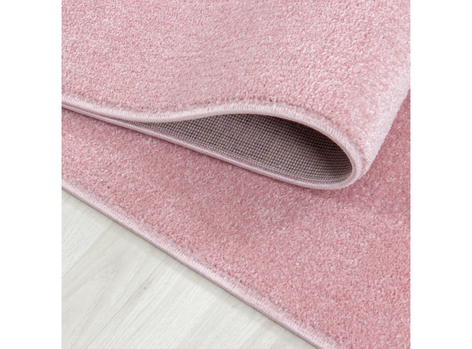 Dětský kusový koberec Bambi 870 pink circle
