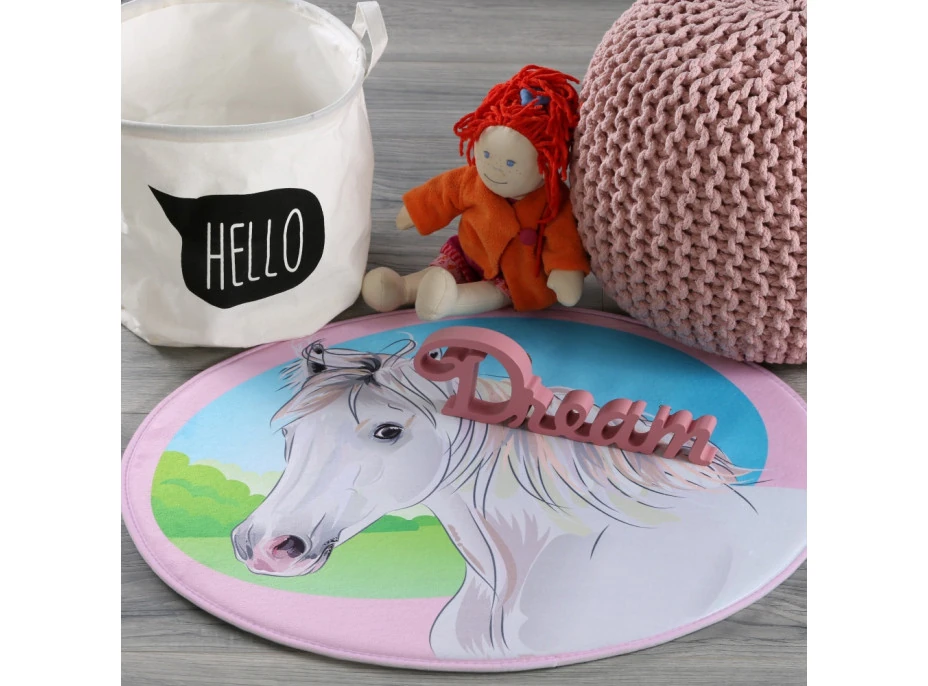 Dětský kusový koberec Mila kids 141 horse