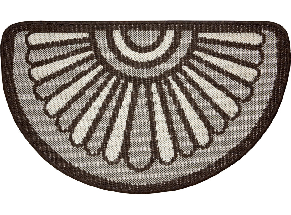 Protiskluzová rohožka Weave 105252 taupe Brown Cream